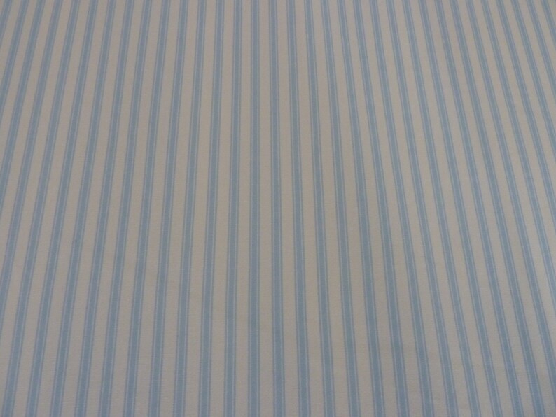High Quality 100/% Cotton Poplin Fabric 150cm Wide Wide Black /& White Stripe