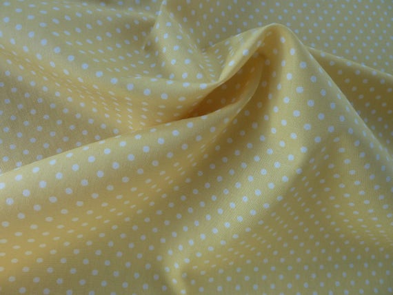 Fiona Fabric Dots On Yellow Out Of Print Last Yard QT Premium Cotton