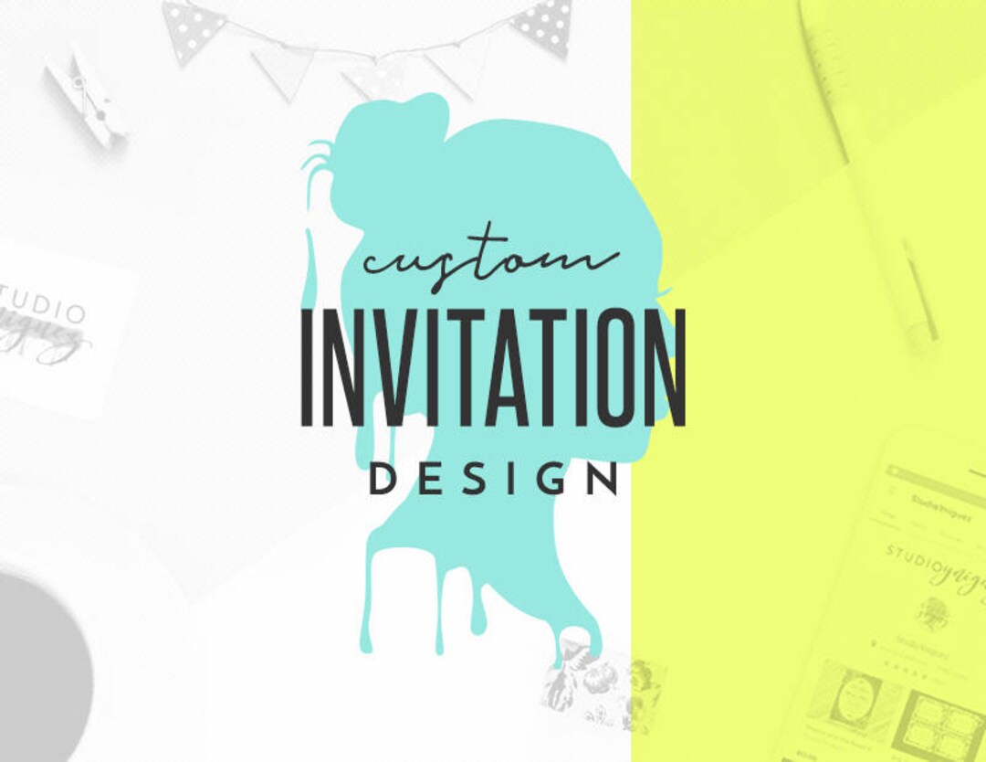 Custom Printable Invitation Design, Custom Invitation Design, Digital Jpg Only - Etsy