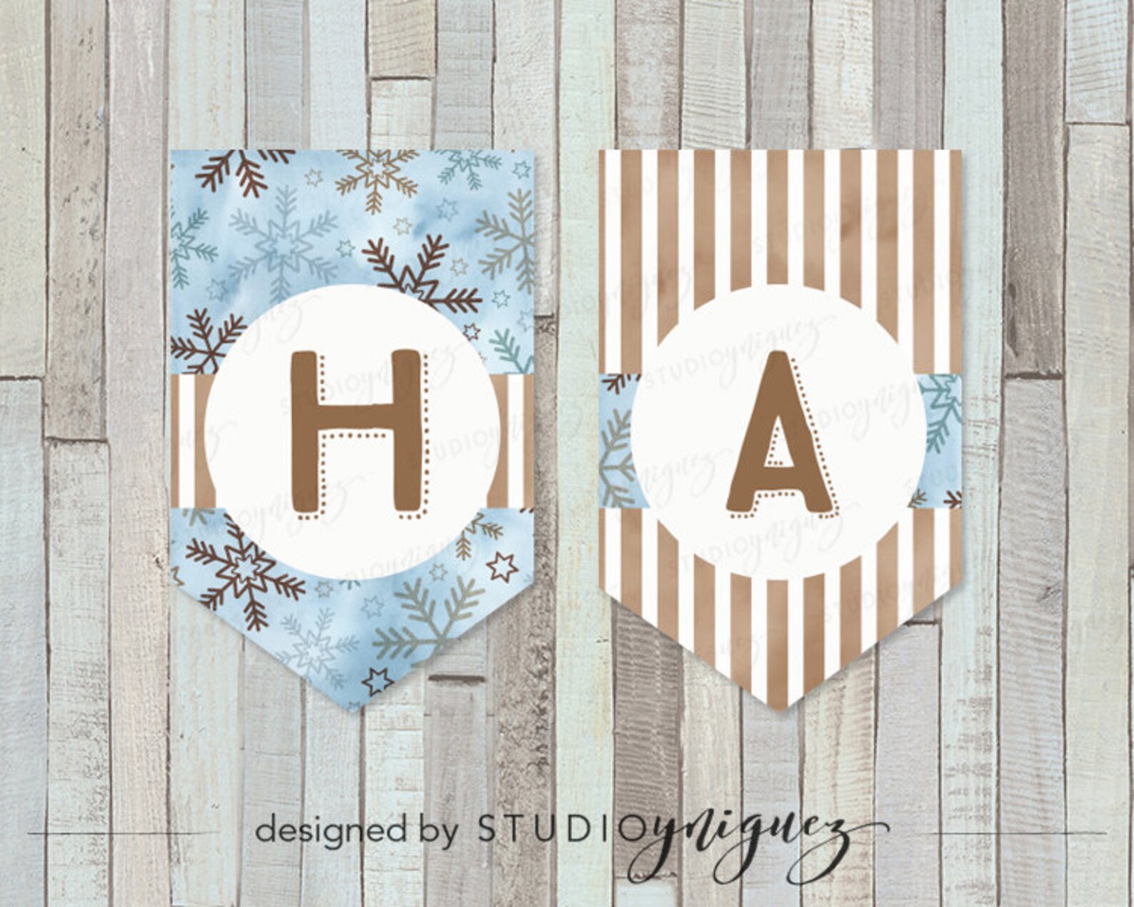 Happy Holidays Printable Banner Christmas Printable Banner - Etsy