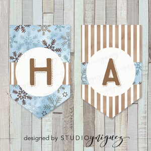 Happy Holidays Printable Banner Christmas Printable Banner - Etsy