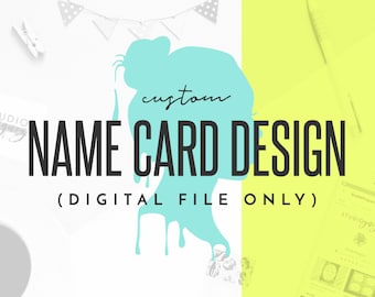 Custom Printable Name Cards, Place Cards, Custom Place Cards for Seating Arrangements, Digital PDF Only