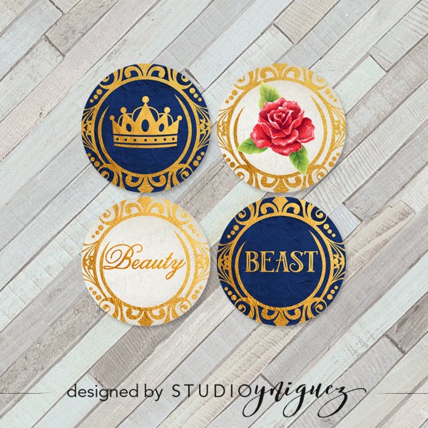 Beauty and the Beast Gender Reveal - Etsy