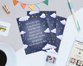 Over the Moon Baby Shower Book Insert, Moon and Stars Shower Printable Printable Book Insert, Good Night Moon Book Insert