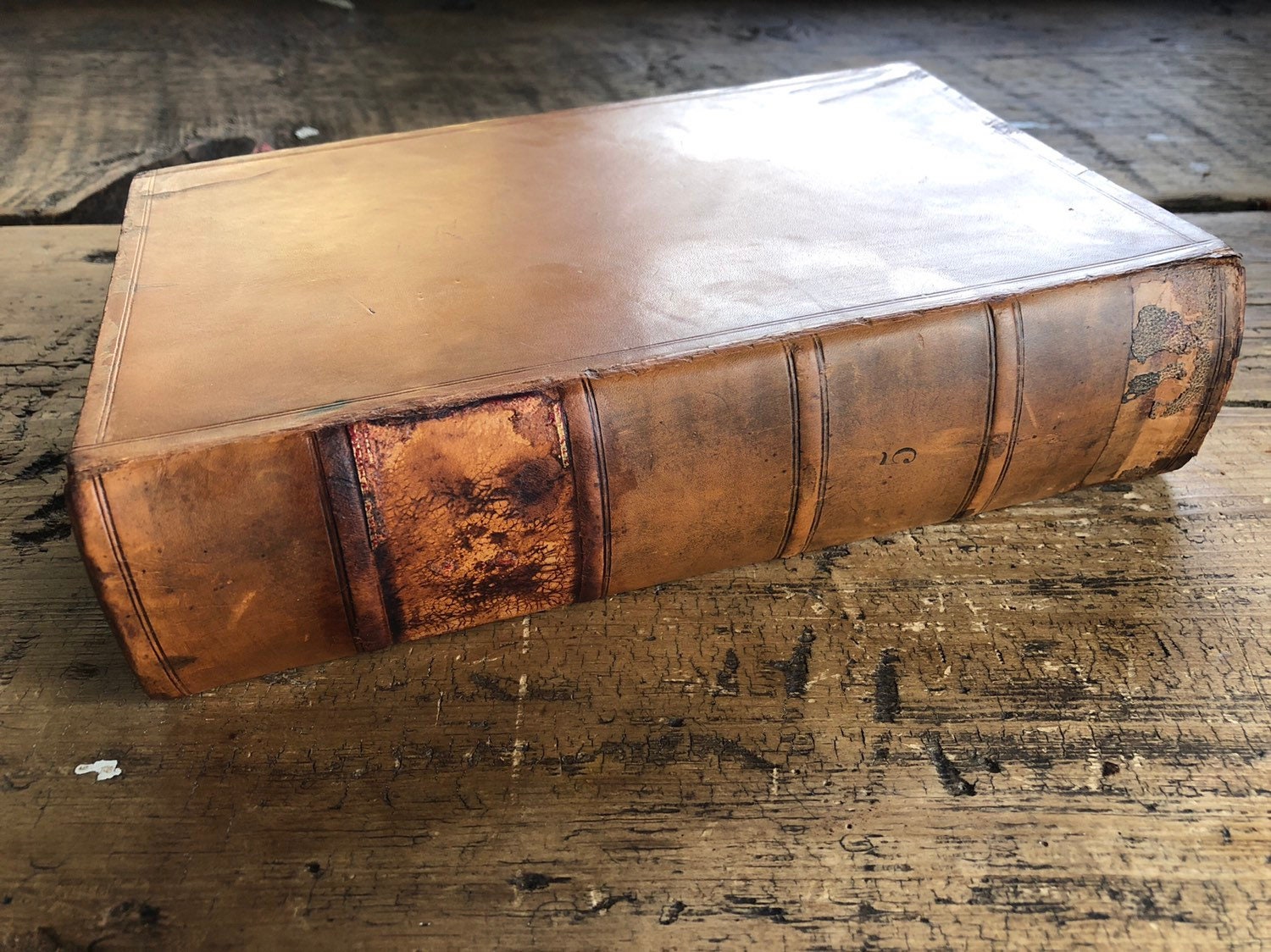 Antique Leather Book c. 1878 Signed in beautiful antique Etsy