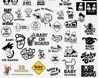 Download Babies On Board Svg Etsy