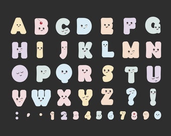 Kawaii Font Etsy