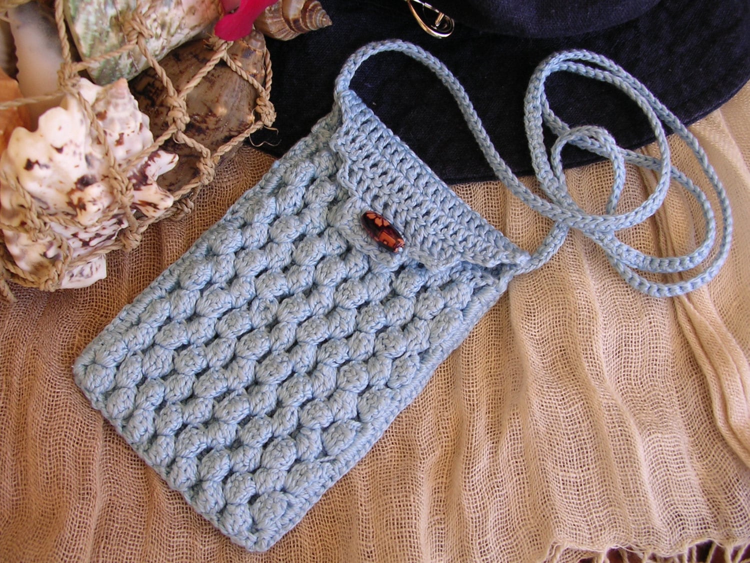 Crochet Phone Bag Cover Knit Phone Case Crochet Handbag Cross Body