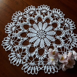 Tovaglia Ovale In Pizzo Bianco Con Ricamo Floreale DAZZLEEX - 40x85 Cm - Elegante Centrino Per Tavolo - 6