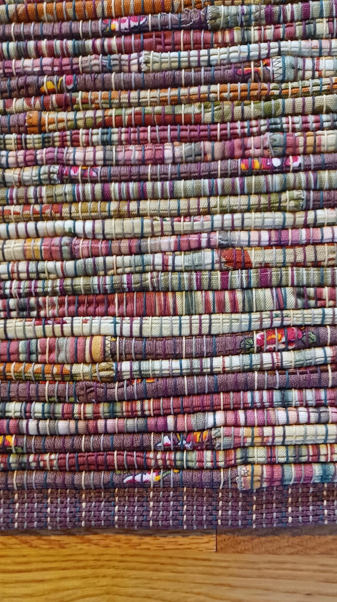 Brown, Dark Red, Gold and Green Woven Rug - Etsy