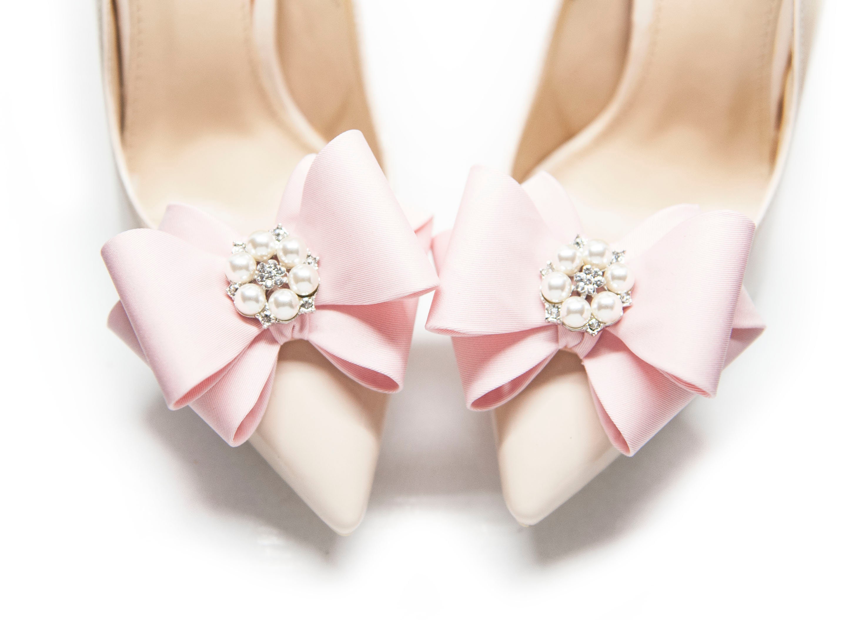 powder pink shoes