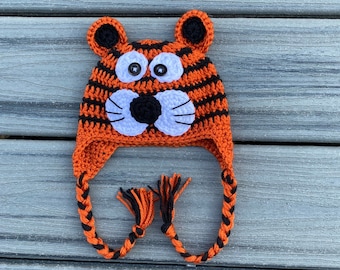 Crochet Tiger Hat