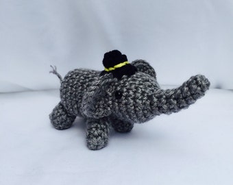 Elephant Stuffed Animal Crochet Handmade