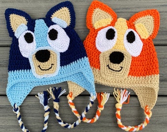Bluey Crochet Hat - Etsy