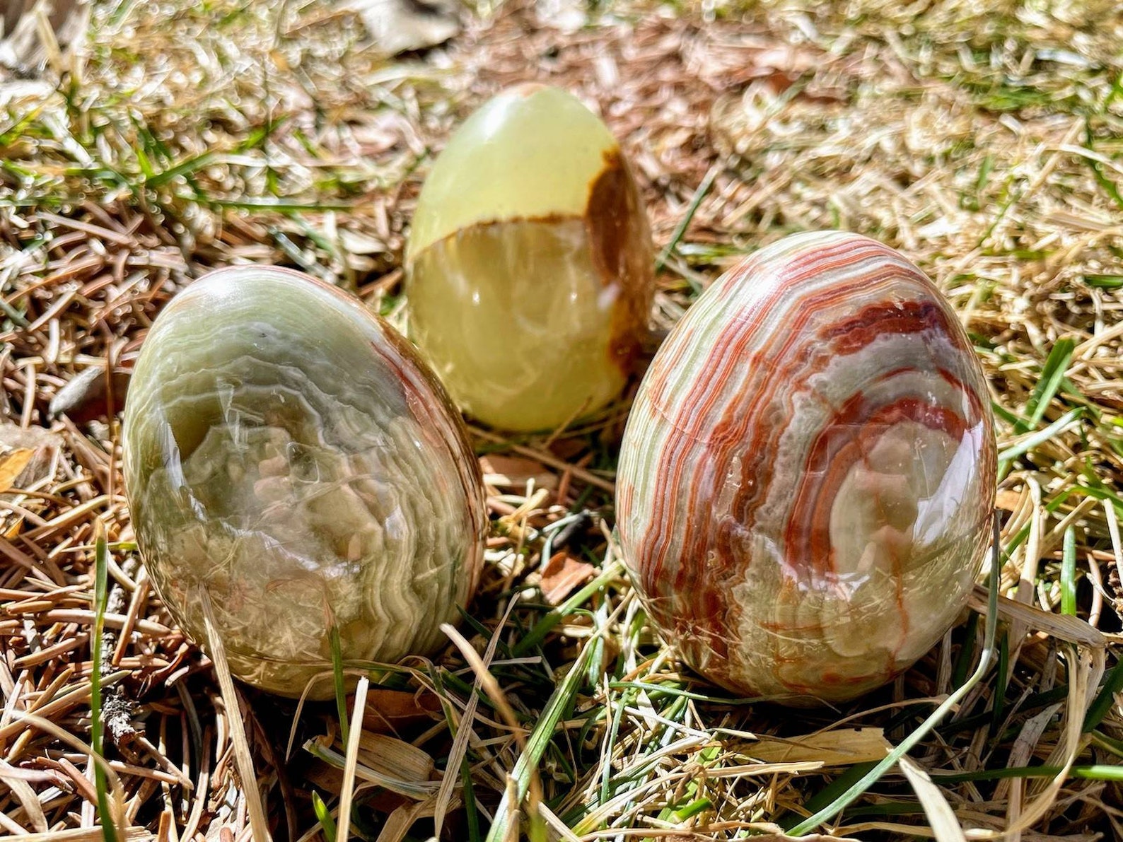 Green Onyx Eggs Onyx Eggs Etsy