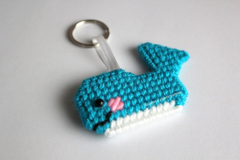 Whale Animal Keychain Whale Keychain Key Fob Keychains Etsy