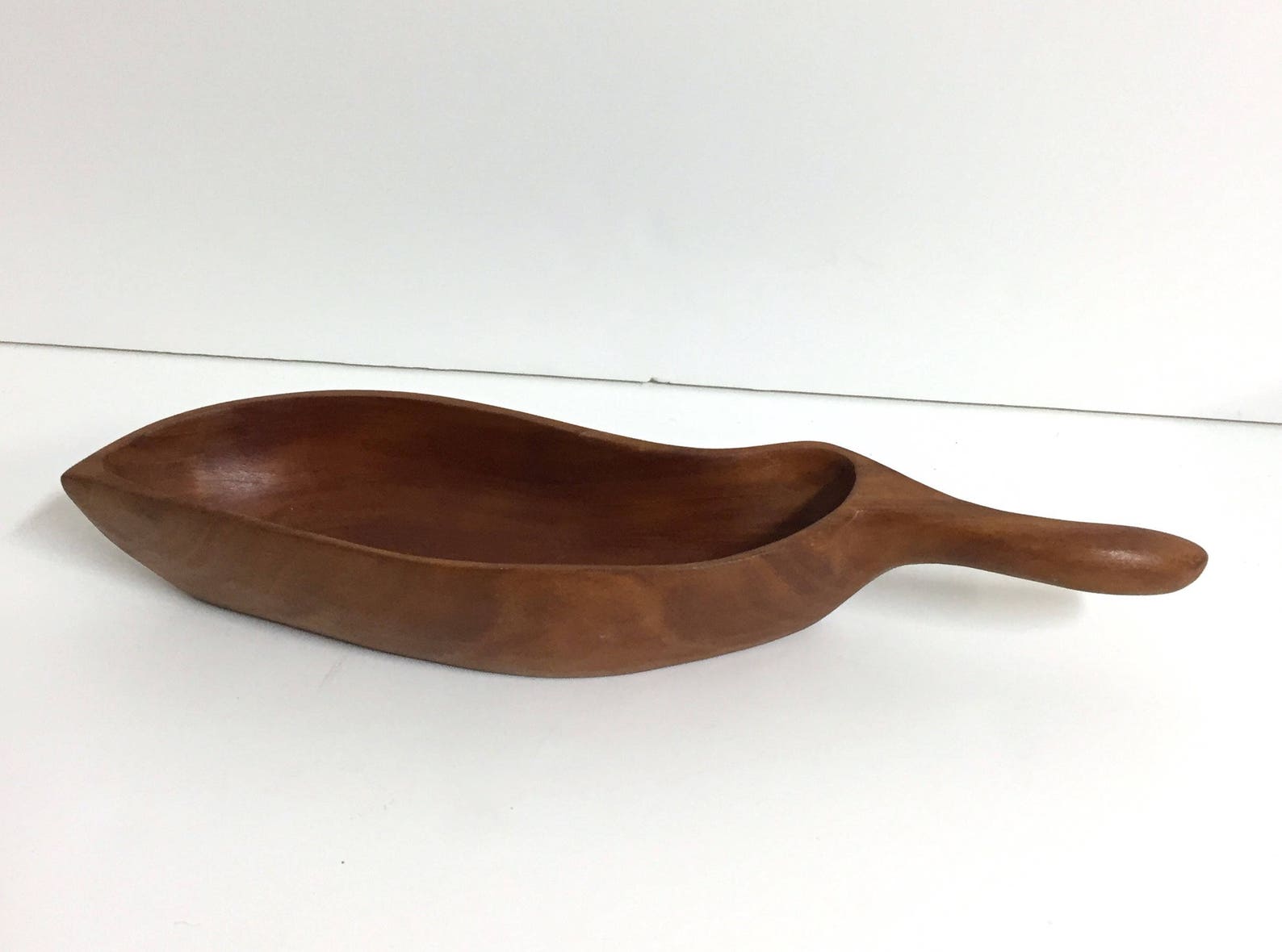 Vintage Wood Leaf Bowl/vintage Decor/wooden Leaf Bowl/ Retro Etsy