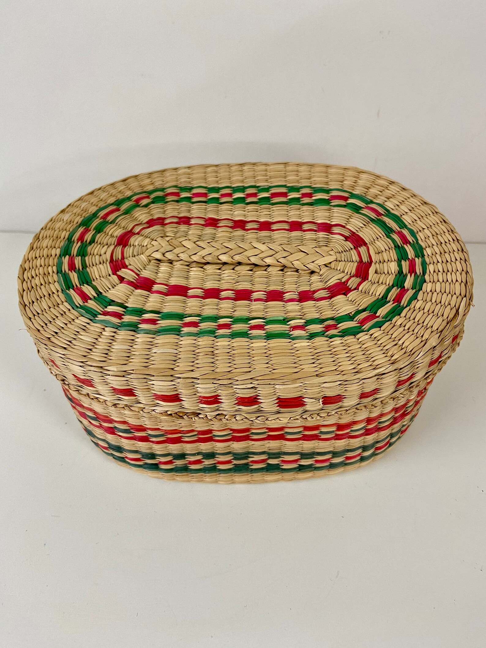 Vintage Sweet Grass Basket/vintage Decorative Basket/vintage Etsy