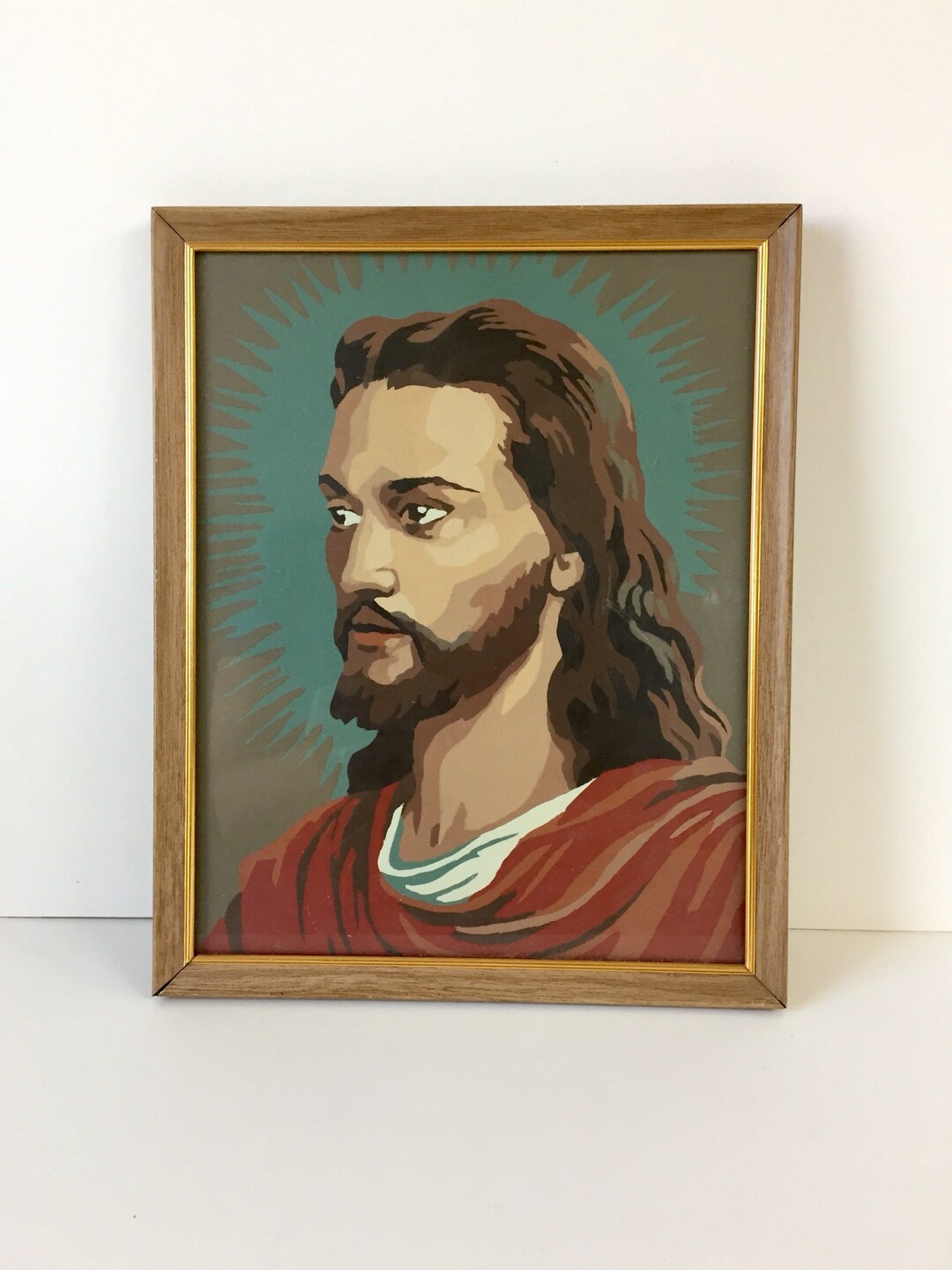 Vintage Paint by Number/ Paint by Number Jesus/ Vintage Painting