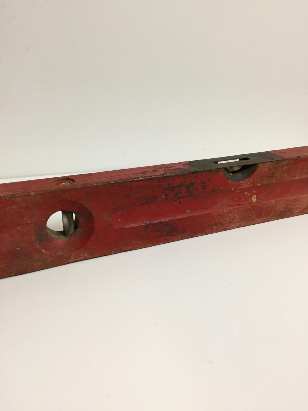 Long Vintage Wood Level/vintage Red Wood Level/ Antique Level/rustic