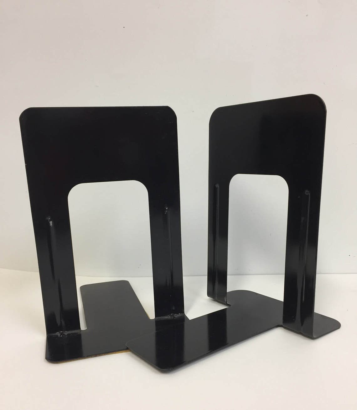 Vintage Large Metal Bookends/ Heavy Metal Bookends Etsy