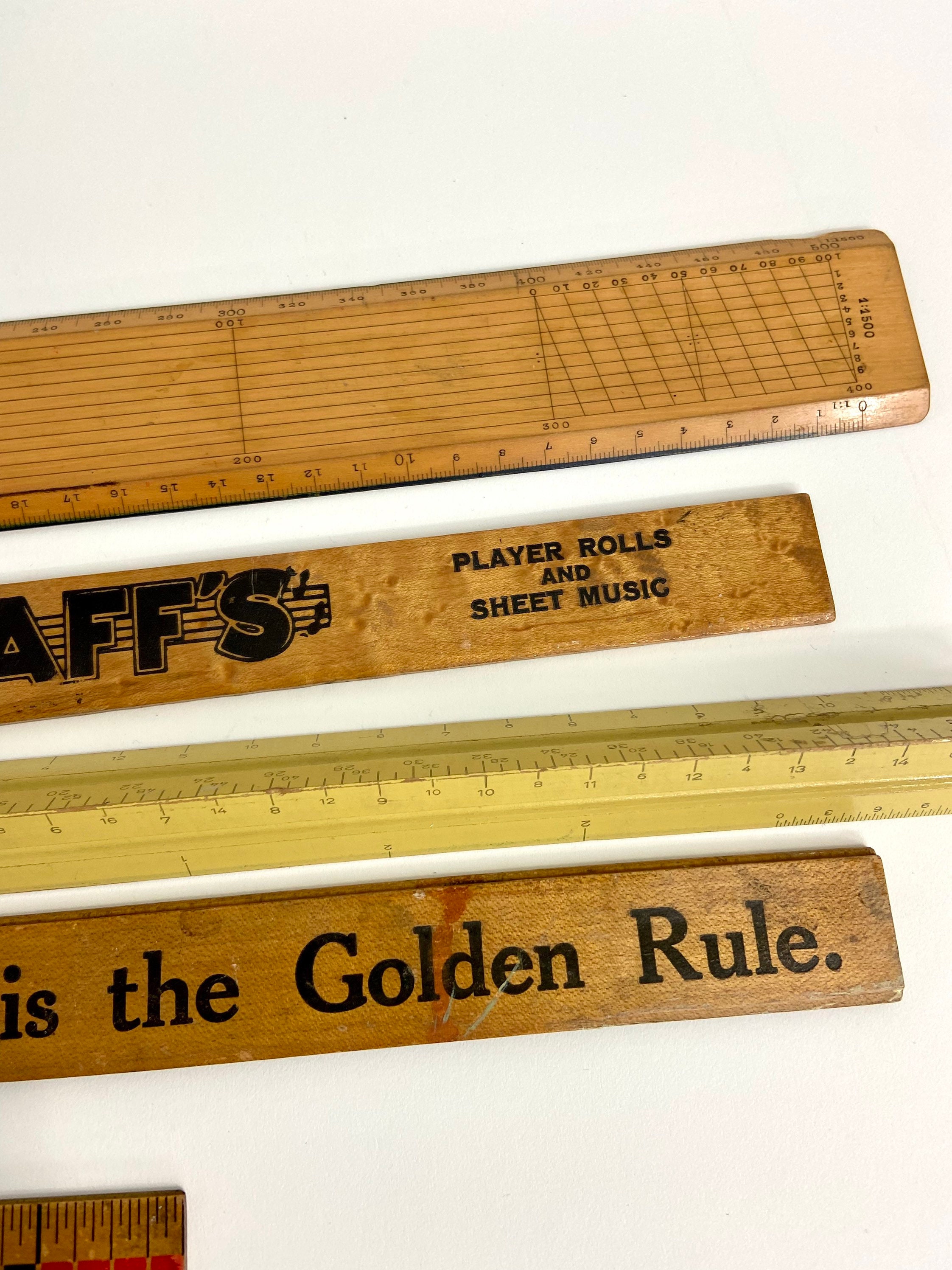 Plain Wooden Rulers Available in 30cm/12 Inch or 15cm/6 Inch 