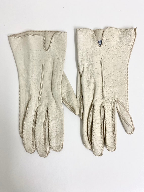 Super soft Deerskin Leather Gloves/ Women’s Vintag