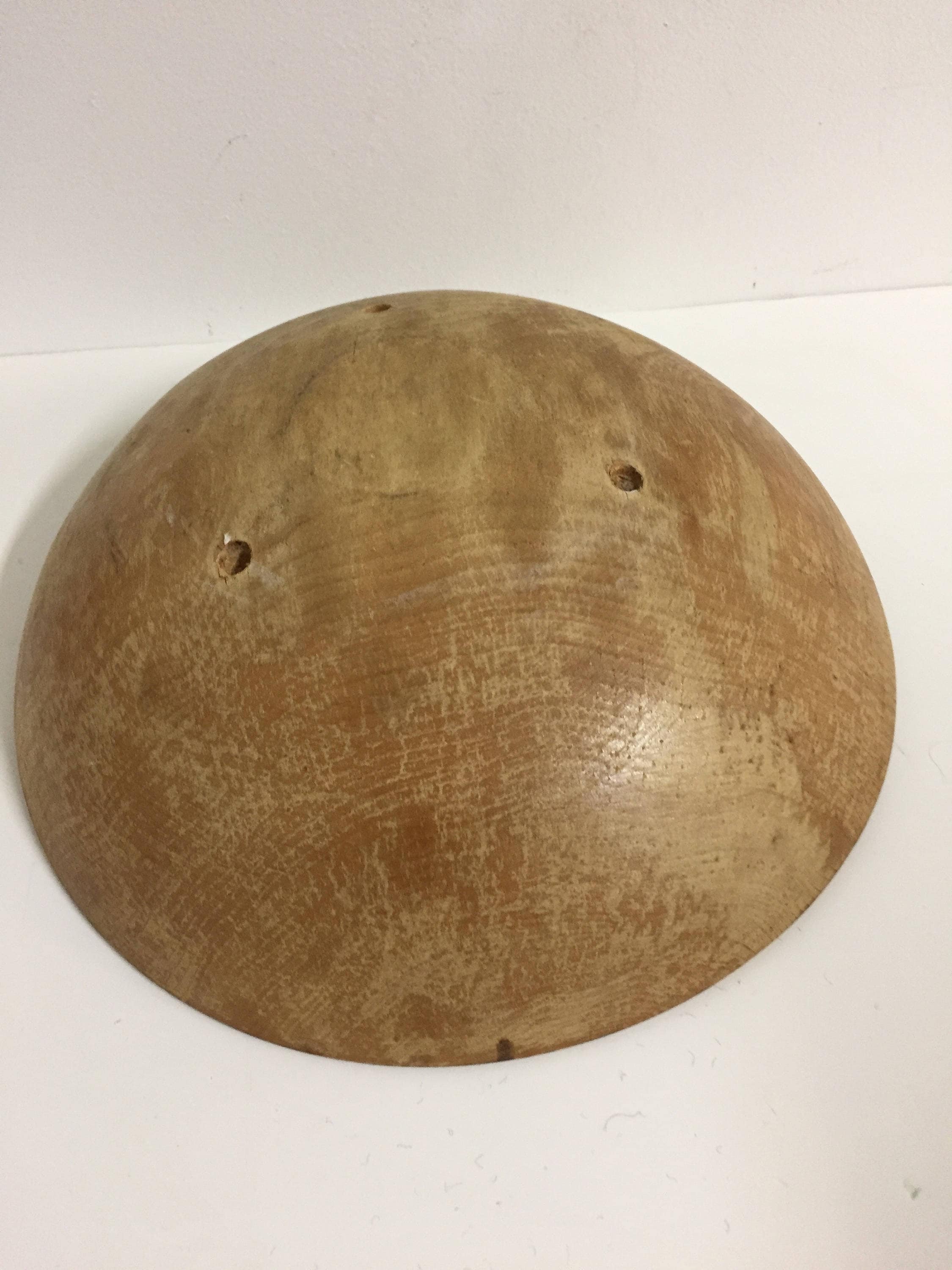 Vintage Rustic Munising Bowl/vintage Painted Wooden Bowl/ Etsy