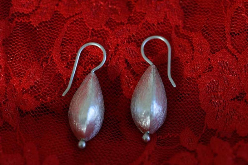 Sommertraum 10 earrings made of 925 silver made by Frank Schwope, teardrops, earrings image 4