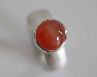Unique sterling silver ring " Blickfang 28 " by Frank Schwope, moonstone, unique, Schwope, gemstone, unique jewelry, goldsmith's work