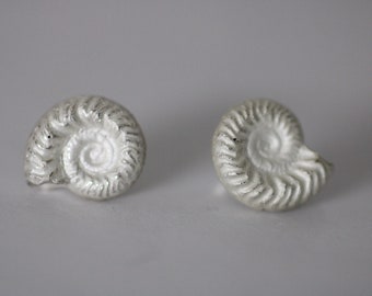 Schnecken Ohrringpaar aus massiven 925 Silber von Frank Schwope, UnikatschmuckAmmonit, Schmuckunikate, Goldschmiede, Schwope, Schmuck, Ohr