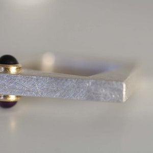 Unique ring made of sterling silver / amethysts by Frank Schwope, ring, amethyst, purple, gemstone, unique jewellery, unique jewellery, goldsmith