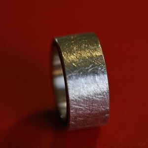 Unikat: Band Ring In Silber / Ebenholz von Frank Schwope Bild 2