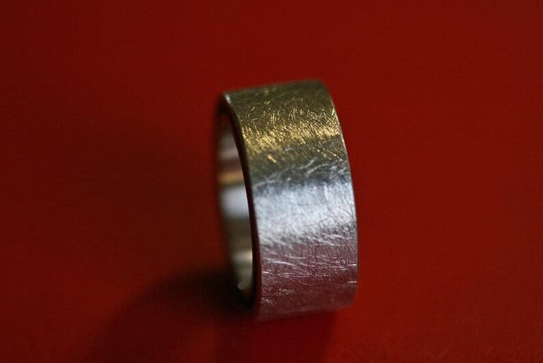 Unikat: Band Ring In Silber / Ebenholz von Frank Schwope Bild 2