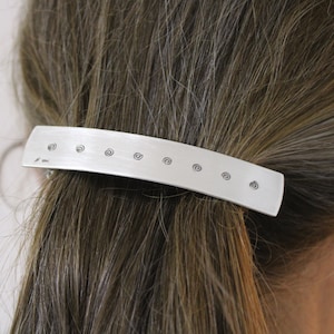 Handmade hair clip in solid silver by Frank Schwope, hair clip, jewelry for women, hair jewelry, hair, jewelry, unique