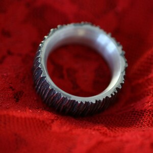 Unikatring aus 925 Sterlingsilber teiloxidiert von Frank Schwope Bild 3