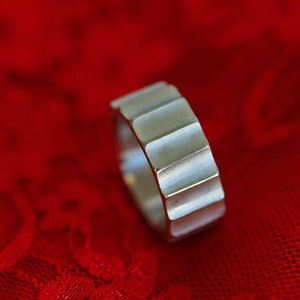 Unique ring made of sterling silver by Frank Schwope, ring, goldsmith&#39;s work, modeled, handmade, unique jewelry, unique pieces of jewelry