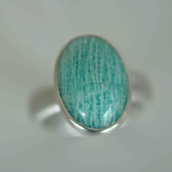 Unique sterling silver ring "Blickfang 33" by Frank Schwope, amazonite, ring, unique jewellery, goldsmith's craft, unique jewellery, turquoise