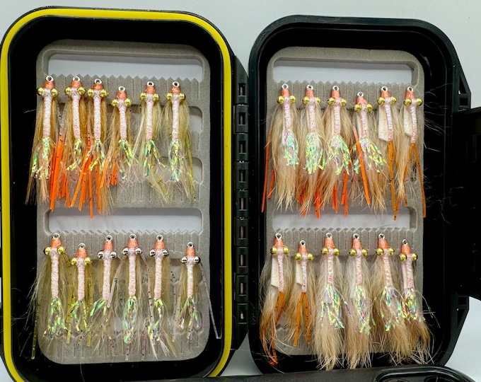 Basic Gotcha Selection Bonefish Saltwater (24 Flies) - Gamakatsu Hooks!