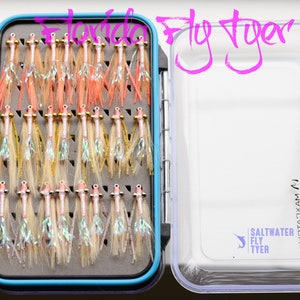 Mosche Da Pesca D'Acqua Salata V Fly - 3 Pezzi Gotcha Multicolore Per Bonefish, Permit E Trigger Fish (Taglie 4, 6, 8)