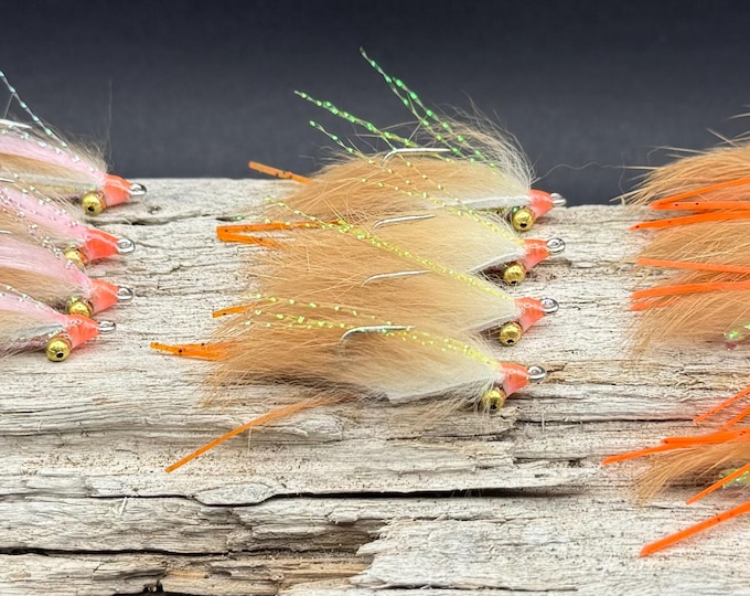 Bonefish Bunny Gotcha Selection (Size 2, 4 or 6) 12 Flies - Premium Gamakatsu Hooks!