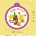 Happy Purim Printable Gift Tag or Party Favor Tag With the Holiday ...