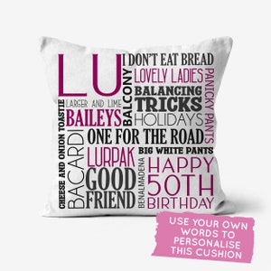 Etsy pillows 2025 with words
