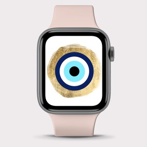 Apple Watch Faces | Apple Watch Wallpaper | Evil Eye Greek Turkish | Smart Watch