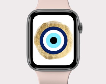 Apple Watch Faces / Fondo de pantalla del Apple Watch / Evil Eye Greek Turkish / Smart Watch