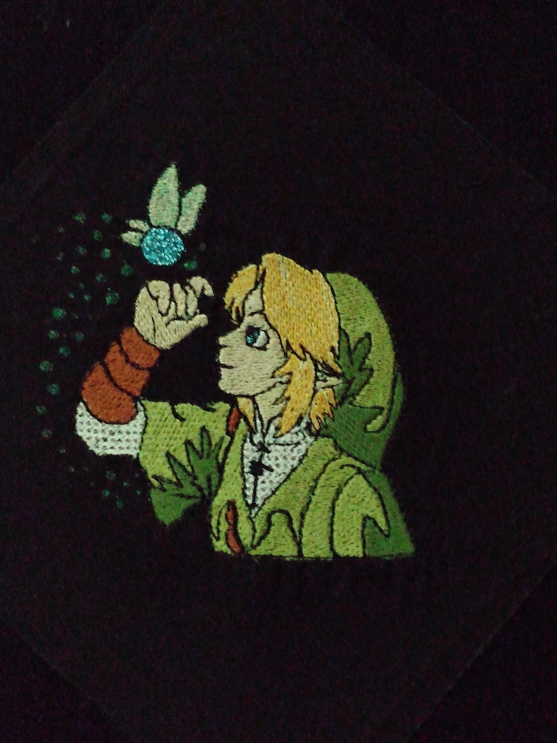 Zelda Link Navi Machine Embroidery Design 4x4 Hoop Etsy