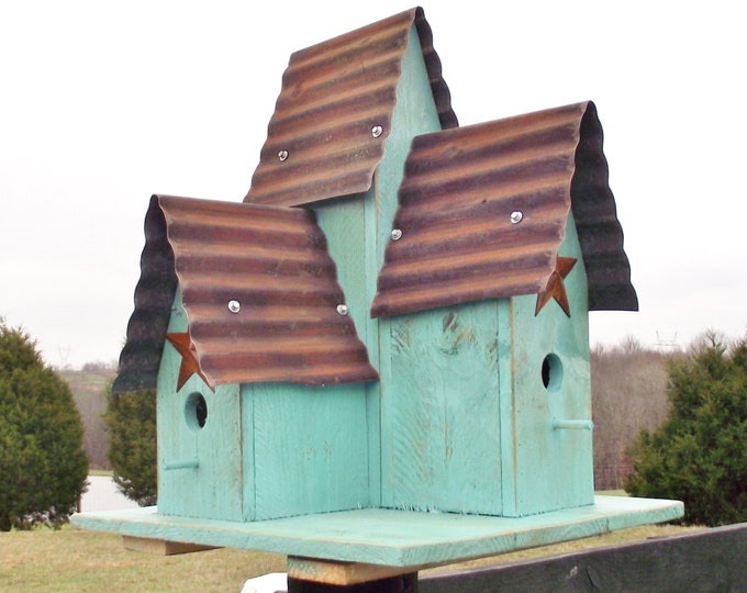 Birdhouses Farmhouse Birdhouse Barn Birdhouse Outdoor Etsy