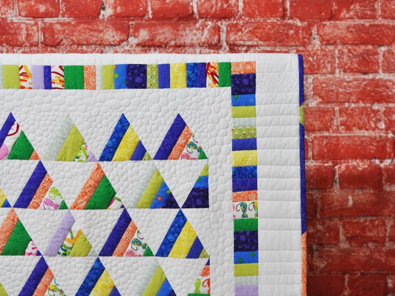 Baby quilt ' Kite '. Baby patchwork quilt ' Kite Etsy