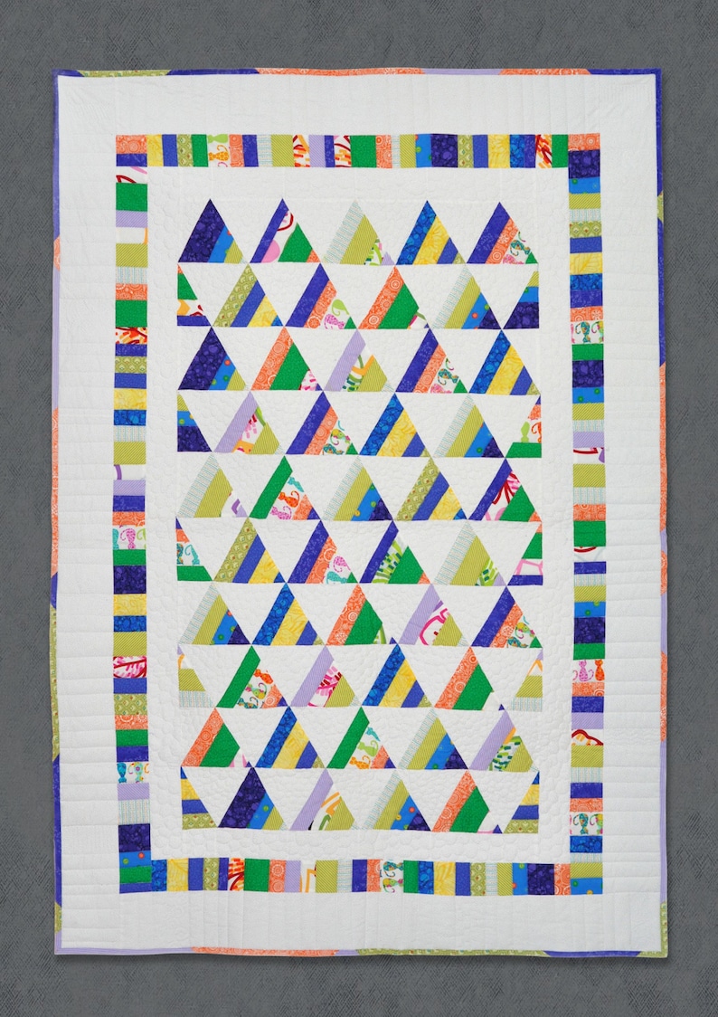 Baby quilt ' Kite '. Baby patchwork quilt ' Kite Etsy