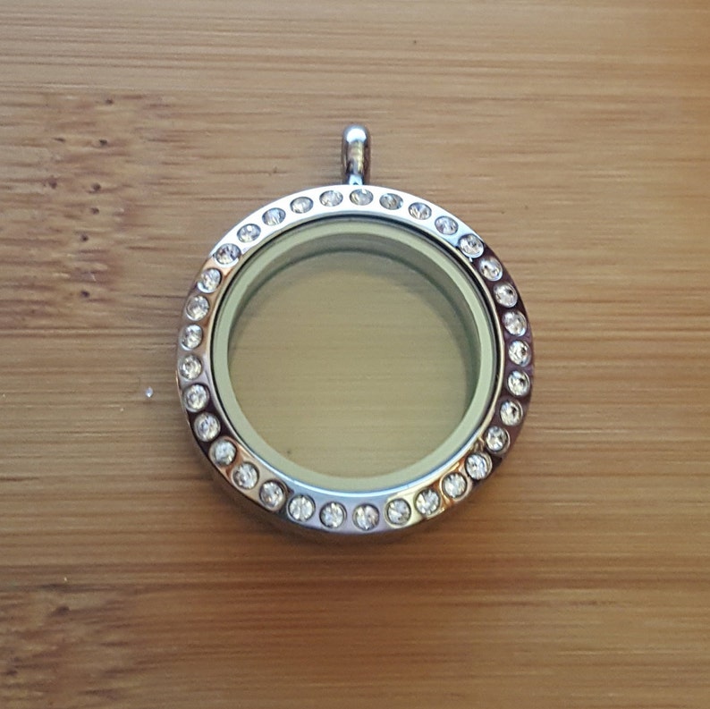 Teardrop 25mm Stainless Steel Lockets 